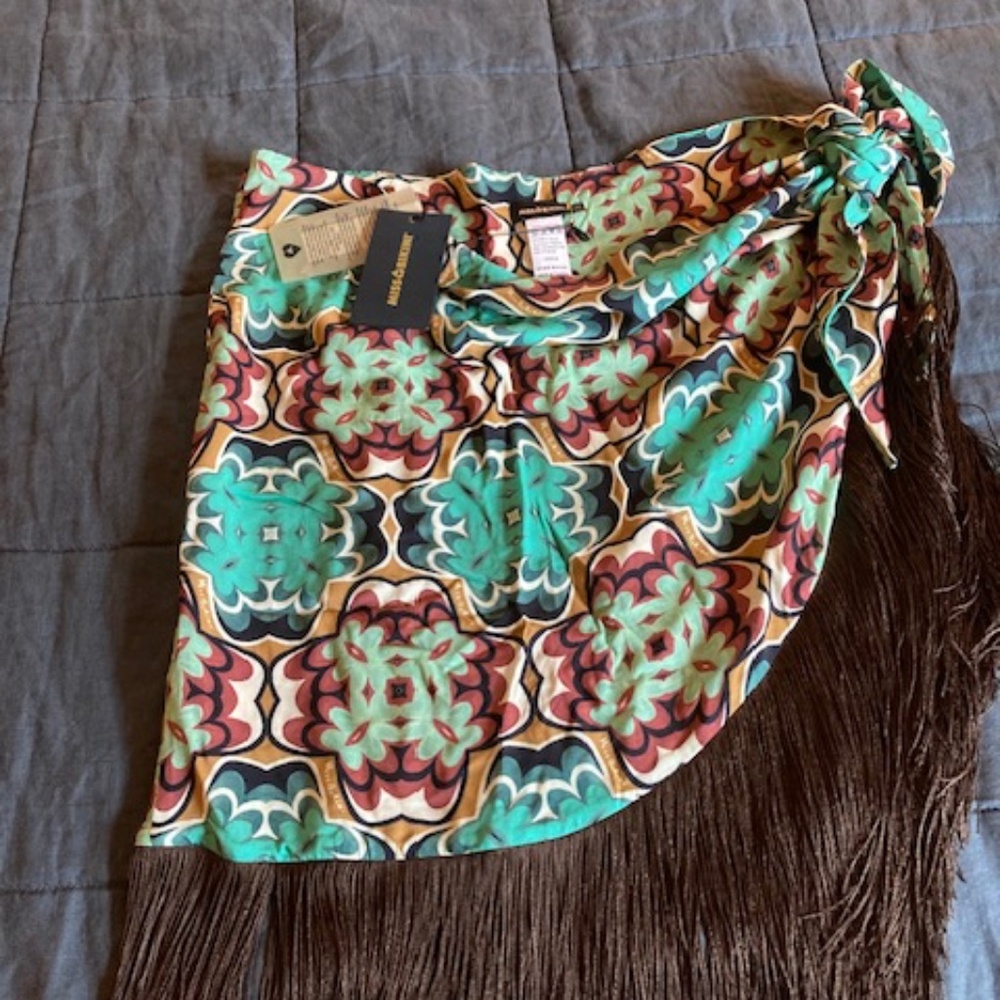 Miss Bikini Pareo / Sarong Fringe Swim Cover Up